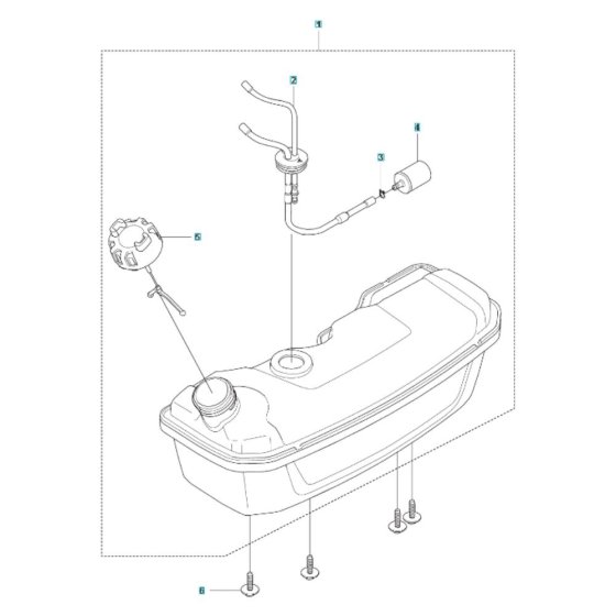 Fuel Tank Assembly for 590BFS