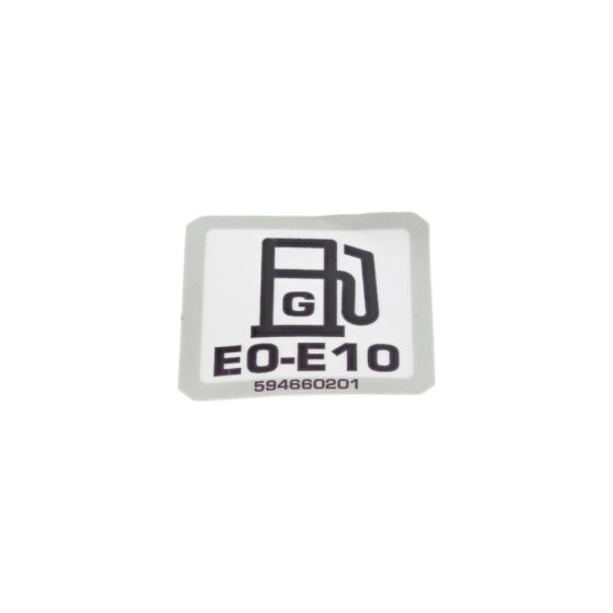 Fuel Label for Husqvarna LF 60 LAT, LF 75 L Compactors - OEM No. 594 66 02-01
