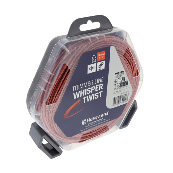 2.0mm Whisper Twist Trimmer Line - Low Noise, Low Vibration - Husqvarna OEM Part 597 66 91-11