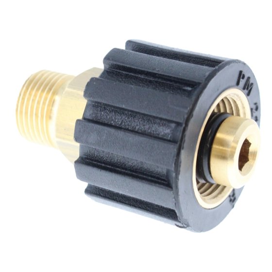 M22 x 3/8" BSP Female and Male Thread Swivel Coupler / Connector Kit