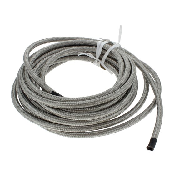 8mm Stainless Steel Over-Braided Fuel Hose 10 Metres