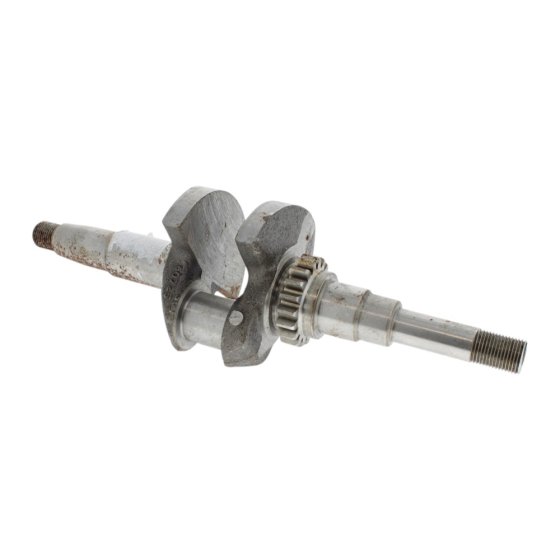 Crankshaft (Threaded Pump Spec) for Villiers F15 Industrial Engine - 60736