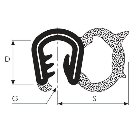 21mm Rubber Door/Window Seal