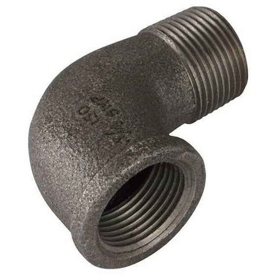 Malleable Iron Elbow Male - Female 4"  BSP