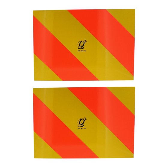 Marker Board Type 3A 375x265mm for Safety Signage and Labelling