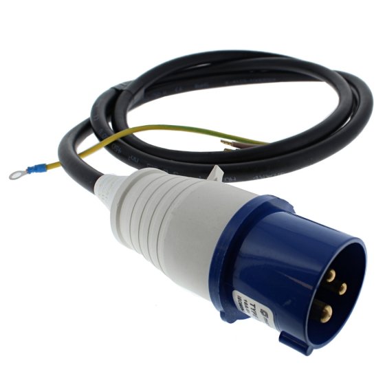 Cable With Plug 230v fits Belle MS500 Bench Saw - 71/0262, 70/0256