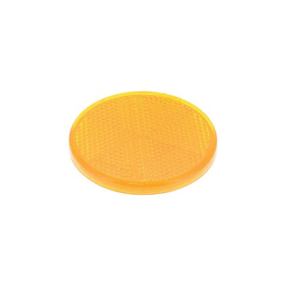 Amber Round Side Reflector Self Adhesive for Ifor Williams Trailer