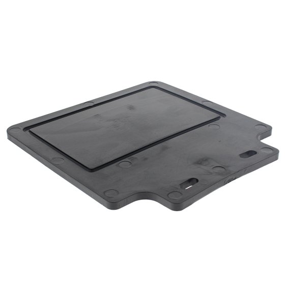 Rain Flap For 8" & 10" Mudguards, Black Polypropylene, 148 mm High
