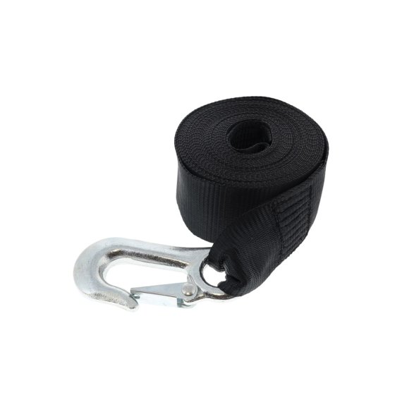 7M Polyester Winch Strap & Hook 50m wide x 7m (23') length 1500kg Capacity