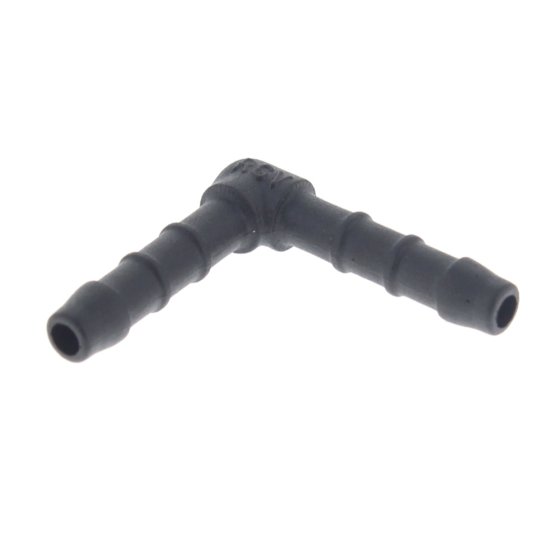 Black 4mm Plastic Elbow Hose Joiner /pipe Connector