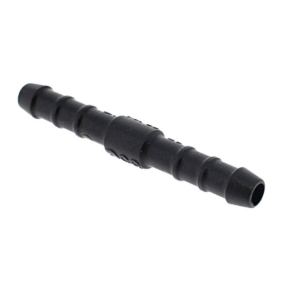 Black 20mm Plastic Straight Hose Joiner/Pipe Connector