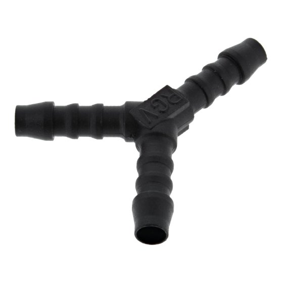 6mm Plastic Plastic Y Shaped Hose Connector