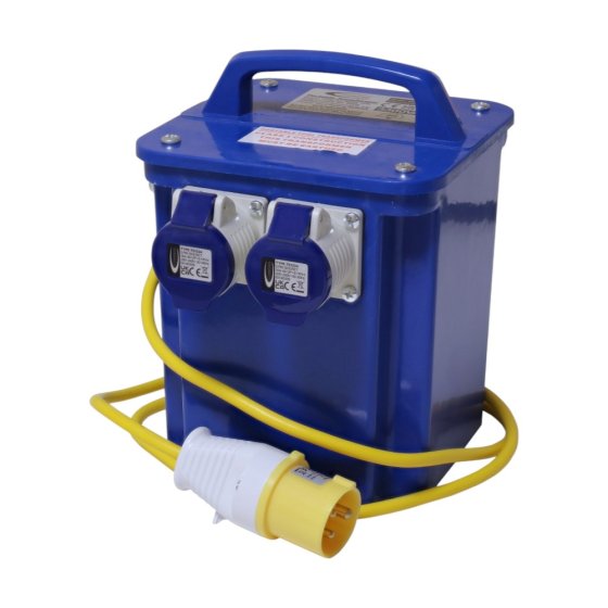 3.3KVA Step-Up Transformer 2M Cable 2x 16A Outlet Sockets & 13A Plug 240V