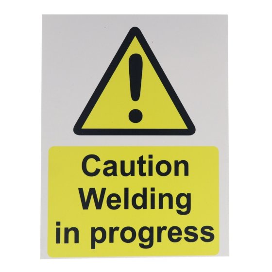 Caution Welding S/R Sign 400x300mm