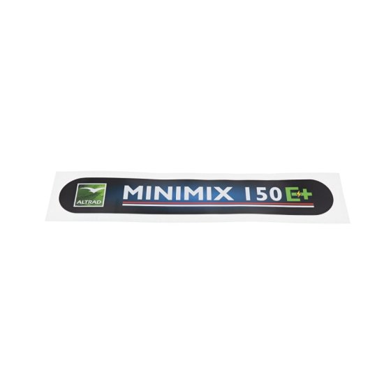 Decal Minimix 150E+ Top Cover for Belle Minimix 150E+ Cement Mixer - OEM No. 800/99123