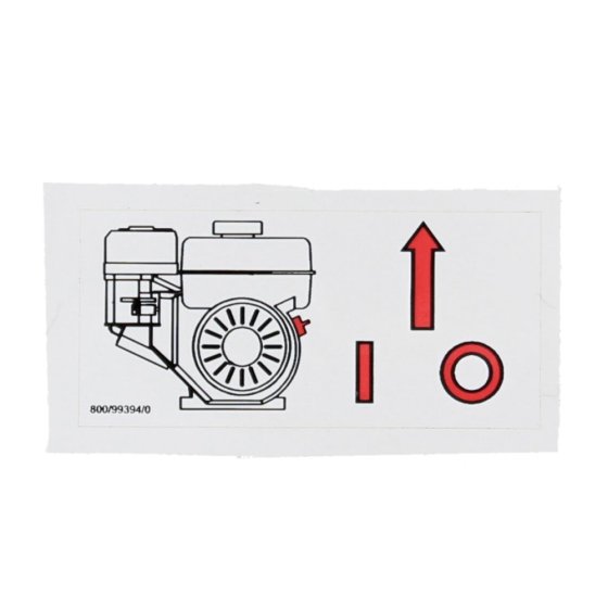 Engine On/Off Switch Decal for Various Engines - 800/99394