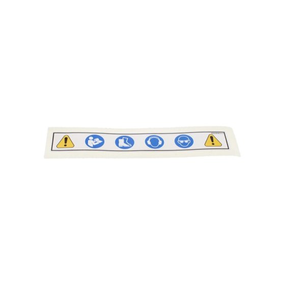 6 In 1 Safety Decal for Belle RTX Trench Rammers - OEM No. 800/99831