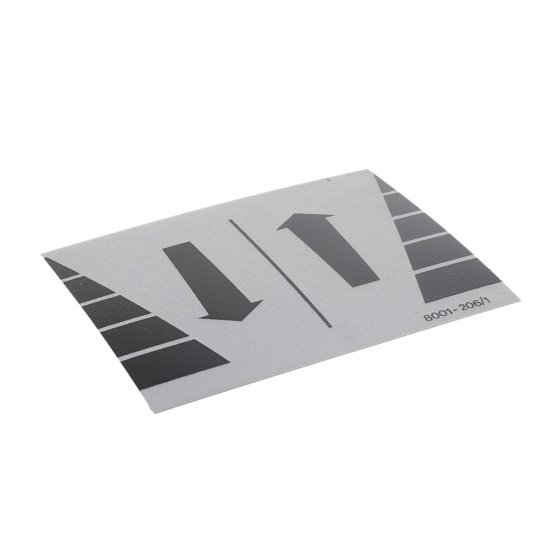 Legend Plate Forward/Reverse for Terex MBR71 Roller - OEM No. 8001 206
