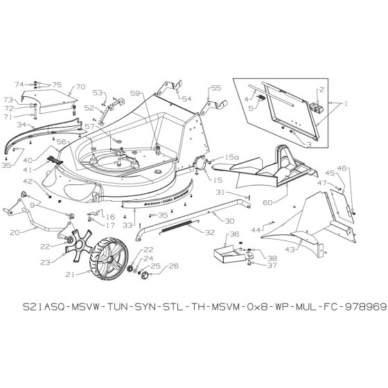 Deck Assembly for Masport 800AL