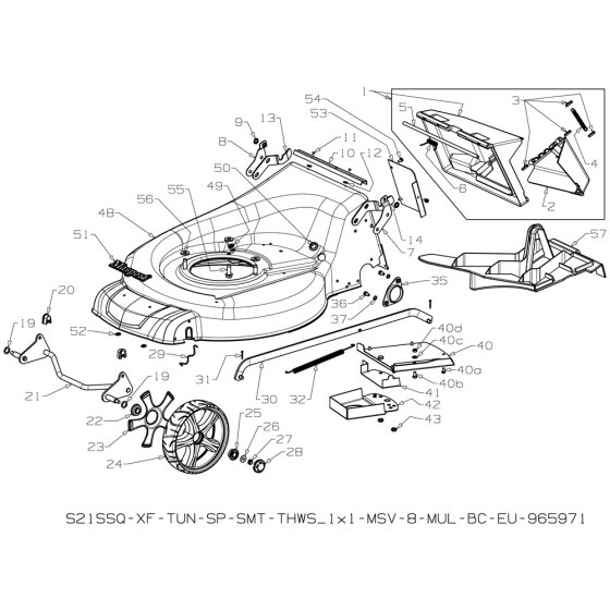 Deck Assembly for Masport 800ST
