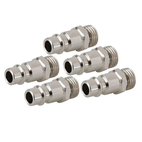1/4" BSP Male Thread Euro Bayonet Coupler - 5 Pack