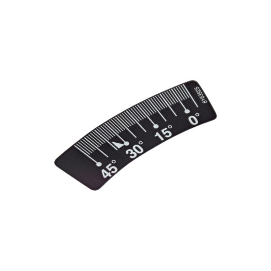 Label/Bevel Scale for Makita DLS713, DLS714 Mitre Saws - OEM No. 816392-5