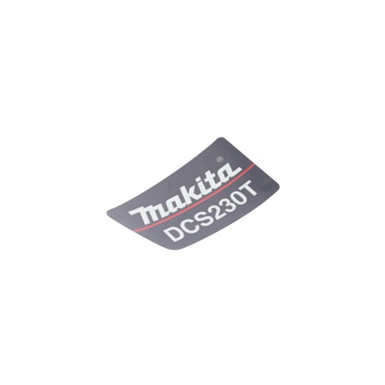 Label for Makita DCS230T Chainsaw