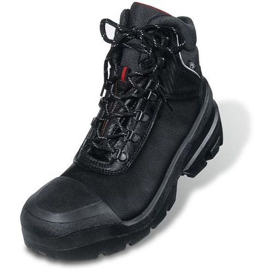 Quatro Lace-up Boot Uvex 3D Foam Insole Extra Wide Fitting Black Size 06