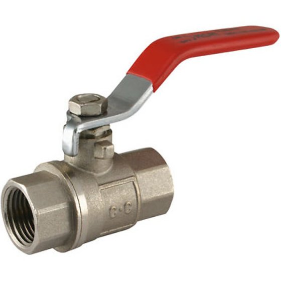 Inline Lever Ball Valve 3/8" BSP Female Thread