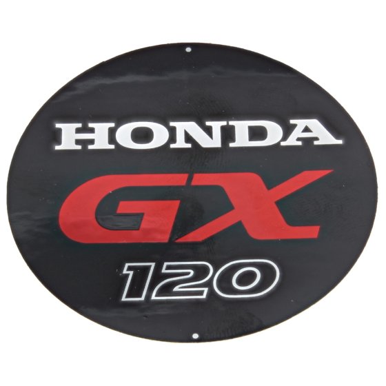 Model Name Plate for Honda GX120 Engine - OEM No. 87521 Z4H 000