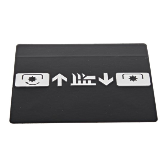 Blade Control Mark for Honda HRH536 QX Pro, HRH536K1 HXE Pro Mowers - 87588 VF0 E50