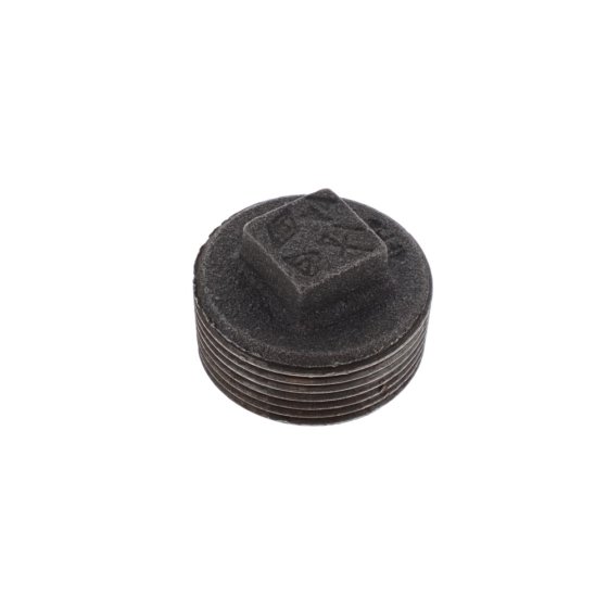 Square Headed Plug 1.1/4" BSP - Malleable Iron