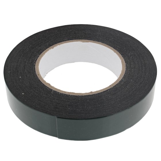 Double Sided Foam Tape Black Size: 25mmx10m