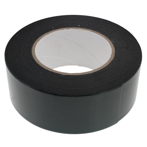 Double Sided Foam Tape Black , Size: 50mmx10m