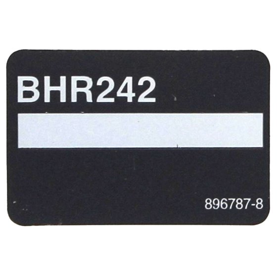 Serial No Label for Makita BHR242 Cordless Hammer Drill - 896787-8