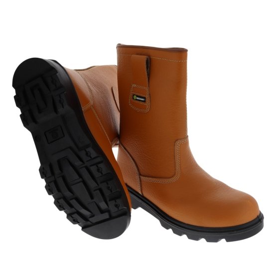 Rigger Boot 3M Thinsulate Lining Water Resistant Leather Upper Tan Size 09