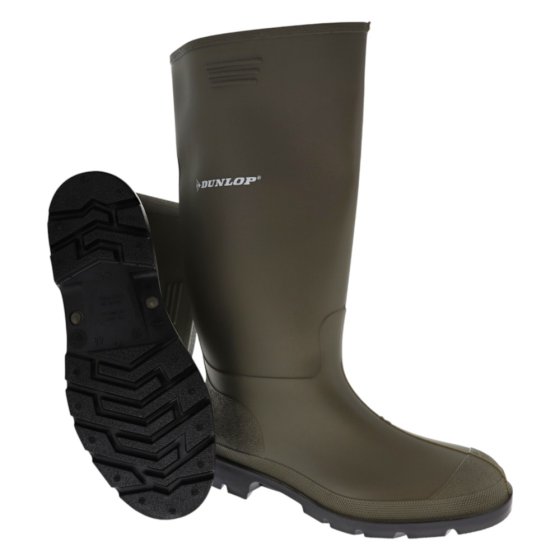 Wellington Boot Dunlop Pricemaster for Standard Non-Safety Use - Green - Size 10