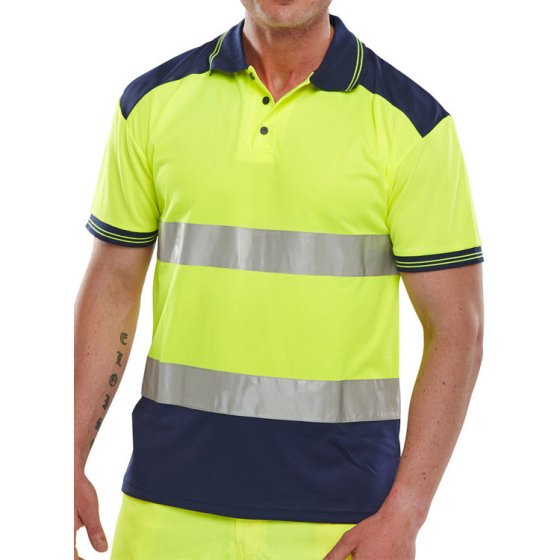 Two Tone Hi-Vis Polo Shirt