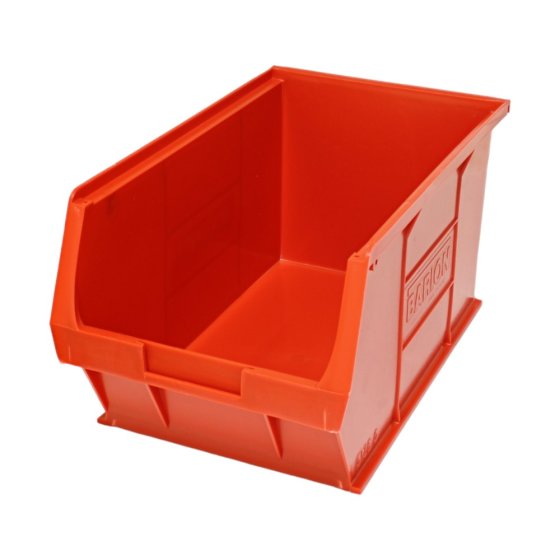 Red Plastic Wall Panel Storage Bins Size 5 - Pack of 10