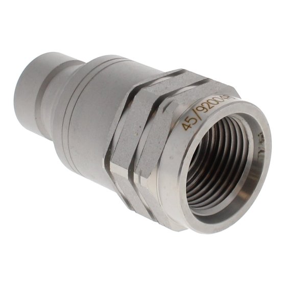 Coupling QR Male HQ12 - 12SAE for JCB 3CX Excavators Replaces 45/920048