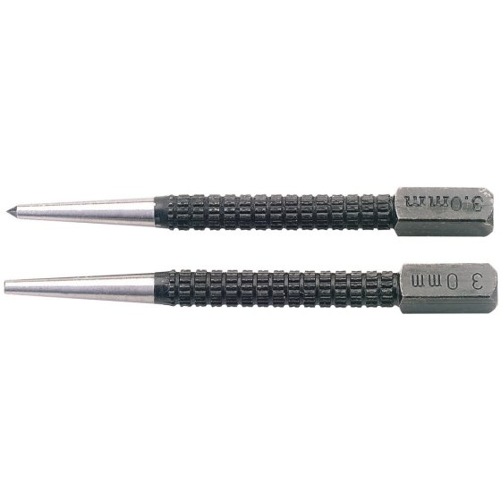 Nailset & Centre Punch Set 3mm for Workshop Tasks
