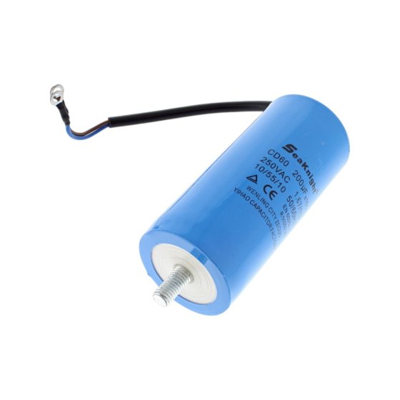 Capacitor 200uf for Draper DA100/412TV Compressor - 70015