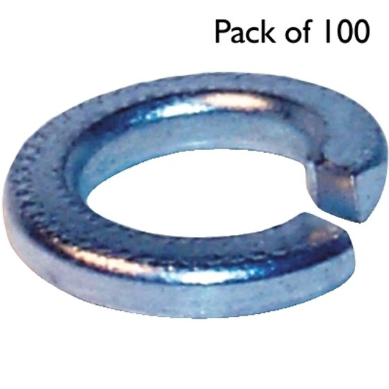 Imperial Spring Washers, Rectangular Section, I.D: 5/8", Pack of 100