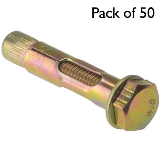 Sleeve Anchor - Loose Bolt, Size: M8 x 90 - Pack of 50
