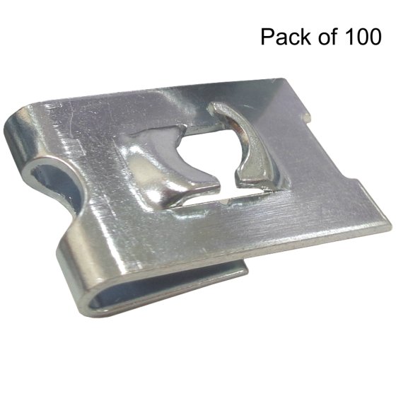 J Nuts, Zinc Plated, Size No. 8, Pack of 100