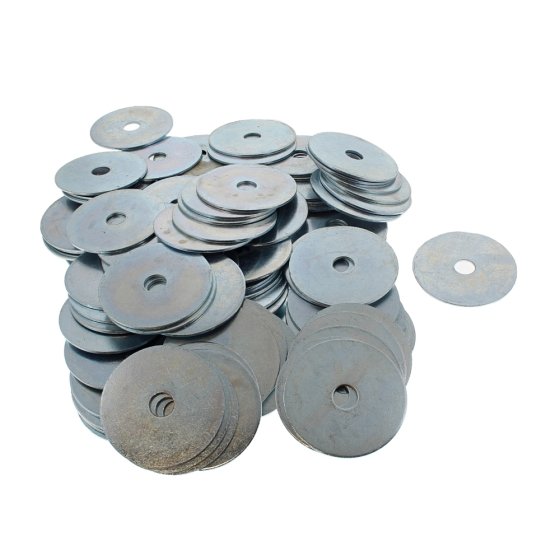 Repair Washers, Zinc Plated - I.D 3/8", O.D 2". Pack of 100
