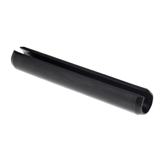 Metric Spring Steel Roll Pins, Diameter: 8mm x Length: 55mm - Pack of 20