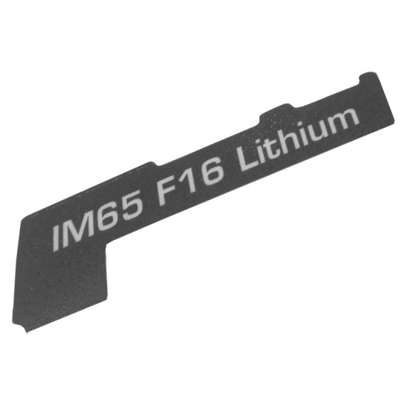 Label, Li-Ion suits Paslode IM65 F16 Nail Gun - 018925