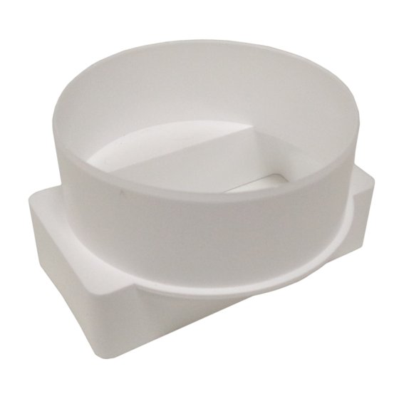 Ducting Adaptor 110x54mm to 100mm for Home Extractor Systems - Non Genuine