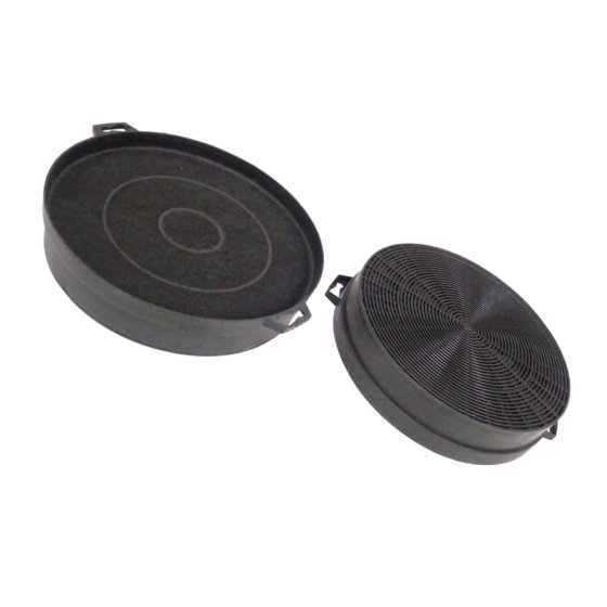 Carbon Filter Disc Cartridge 120mm Dia fits Bosch Domestic Cooker Hoods